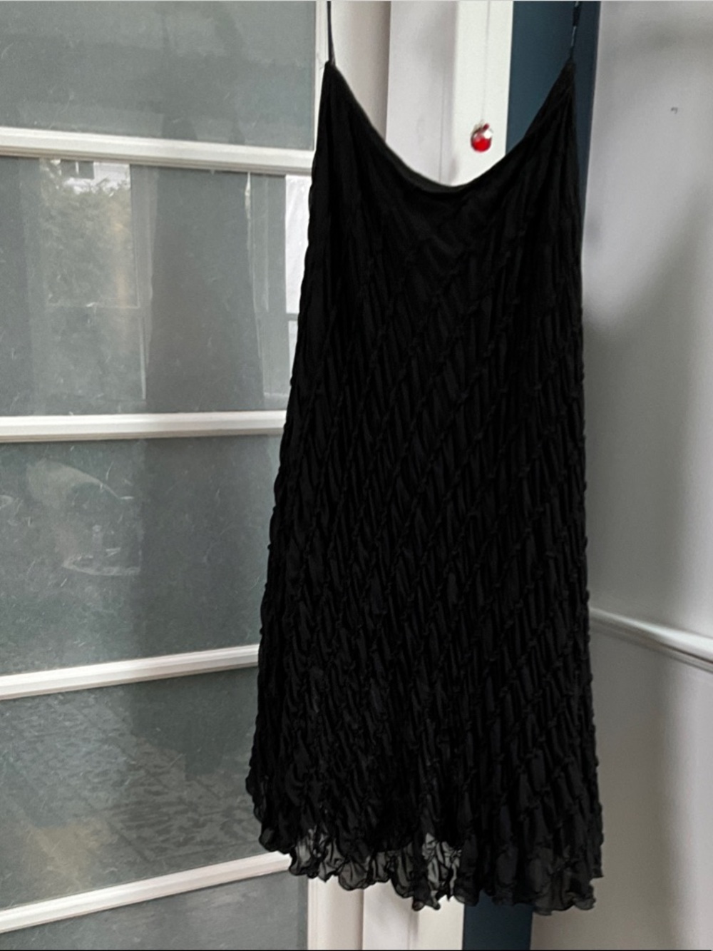 Joseph Ribkoff Black Textured Skirt